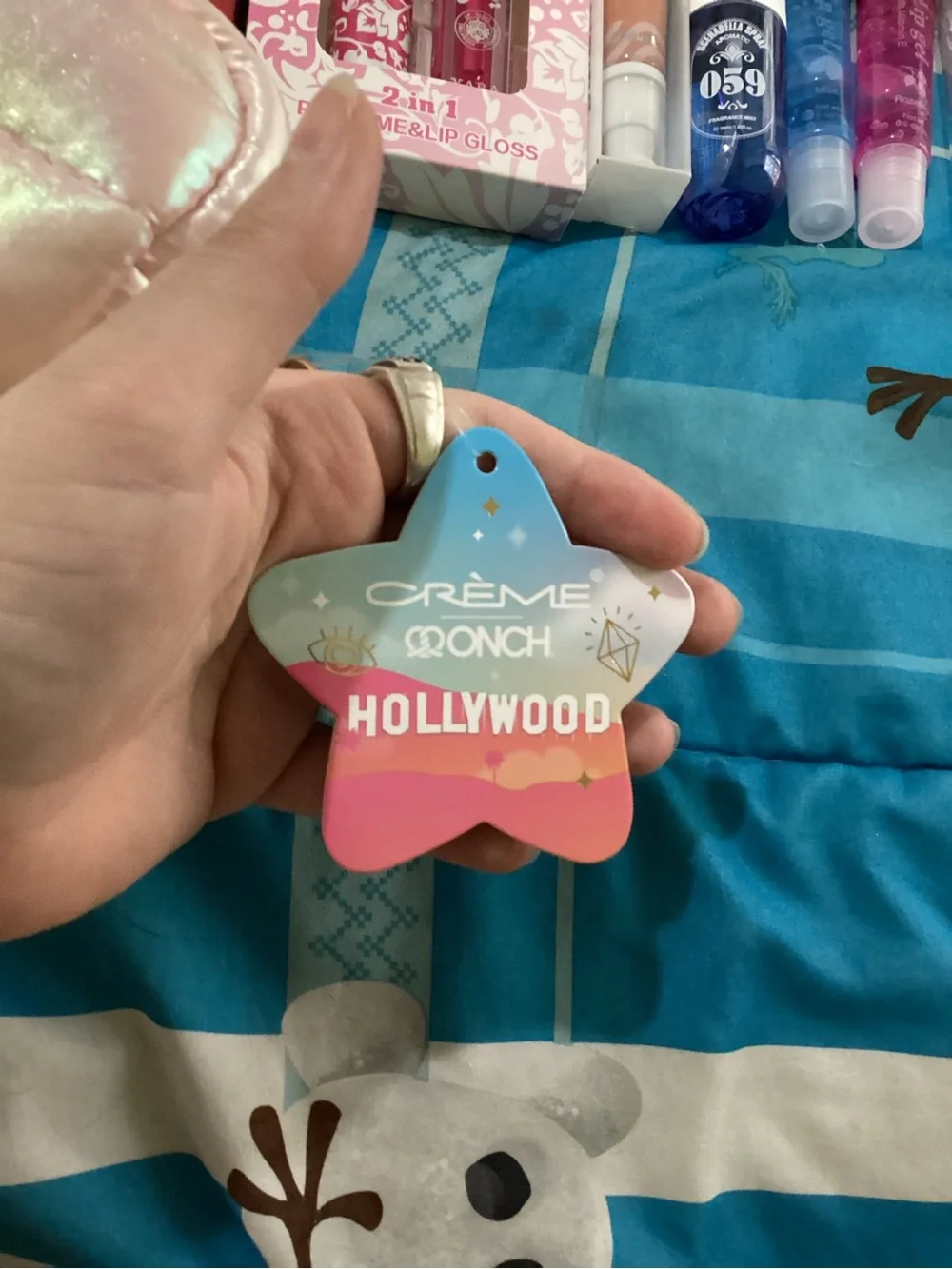 21 piece Beauty/self care bundle- crème shop Hollywood makeup pouch included
